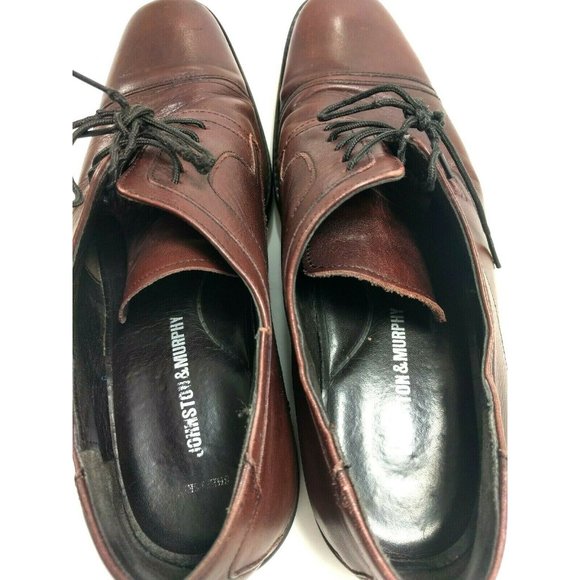 Men’s JOHNSTON & MURPHY Brown Red Sheepskin 9 M main image 4